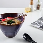 Bowl Ceramic Ramen Bowl Noodle Bowl 100% High Quality Tableware Set Ramen Noodle Soup/Rice Bowl