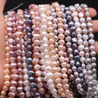 Pearl Beads High Quality Punch Shape Loose Natural Freshwater Baroque Pearl Beads DIY Pearl Necklace