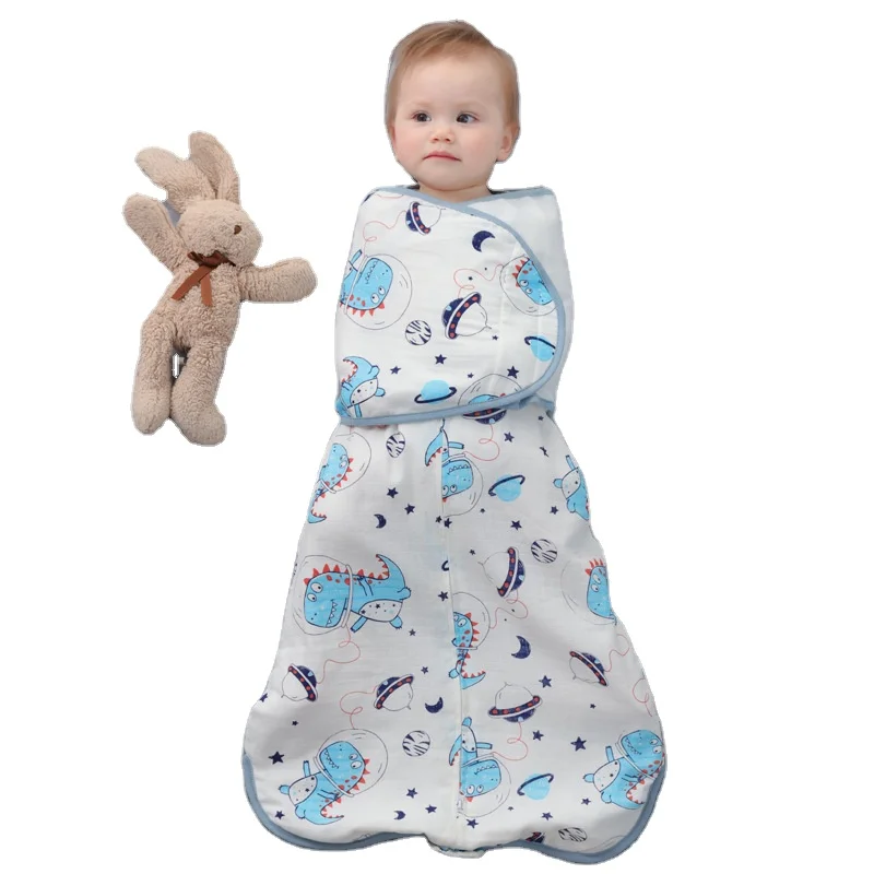 100% cotton 0-6m baby sleeping bag unisex baby safe sleep wearable bag sack 2.5 tog for infant