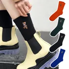 Medias 2021 Embroidery Men Socks Sport Designer Socks Unisex Medias Hombre Cotton Fashion For Men Crew Socks