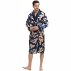 Sleepwear 2021 Wholesale Summer 4 Piece Silk Satin Nighty Custom Autumn Pajamas Men's Sleepwear
