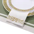 Fold Paper Napkin 1 Ply 1/6 Folding Airlaid Napkins Serviettes Paper For Restaurant