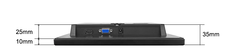 10.1 Inch Industrial Screen Open Frame Plastic Case Wall Mount IPS1280*800 Display Industrial Grade Lcd Monitor