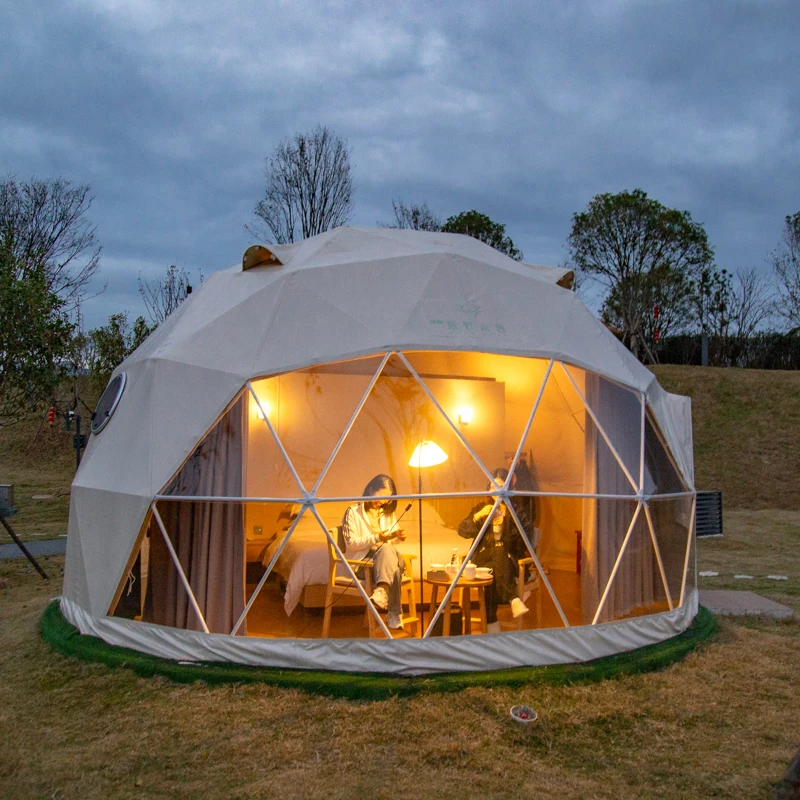 G Pvc Geodesic Dome Tent House Luxury Glamping Hotel With Price