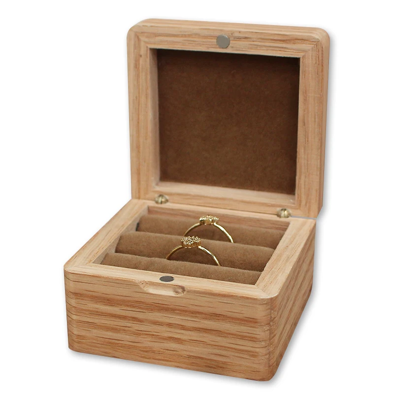 oak ring box