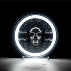 4 Led Headlight Led 4 Wires DC12-80v Led Auto Headlight With Halo Off Road Truck Round Light Front 7 Inch Headlight
