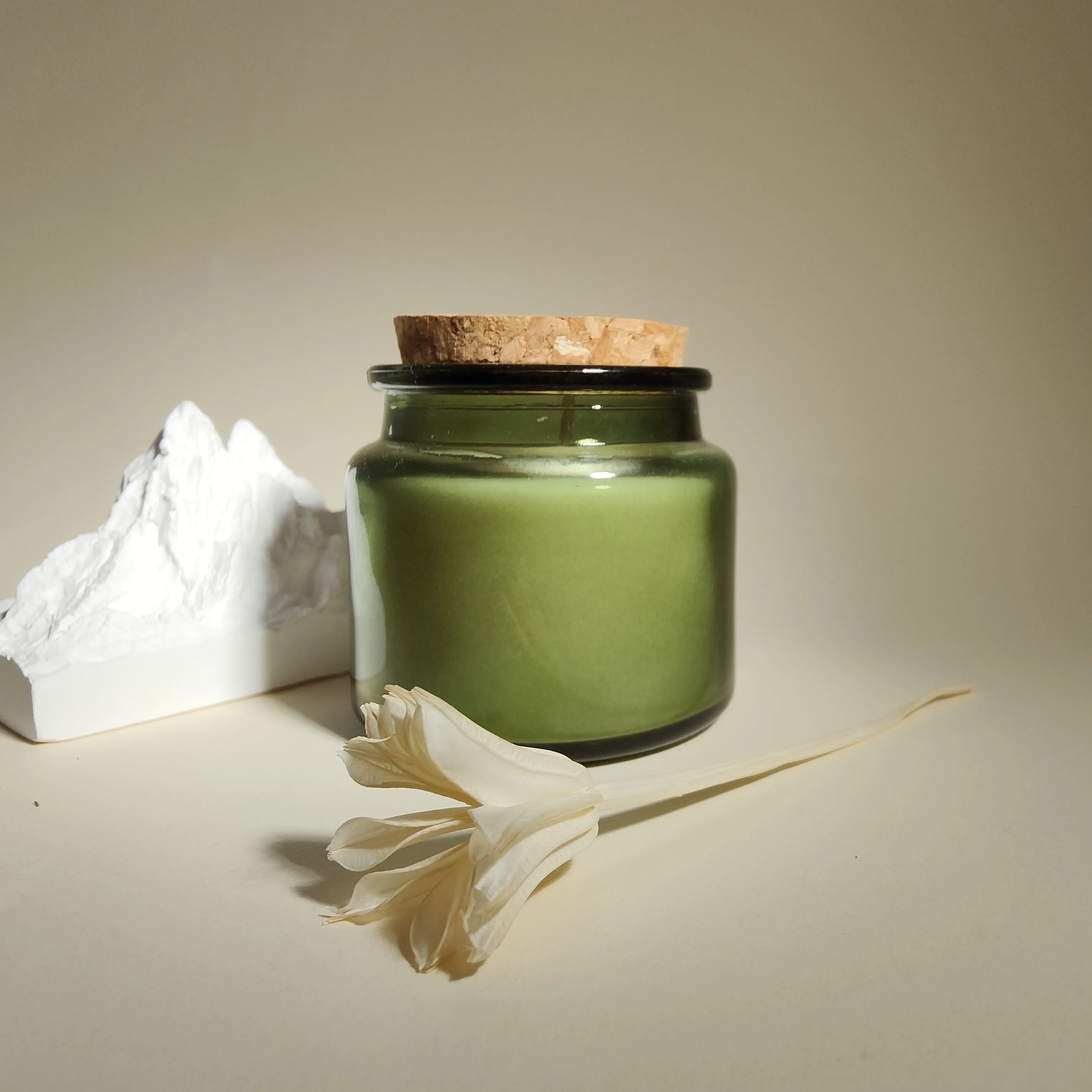 200ml wholesale glass aromatherapy bottle green candle empty jar aromatherapy candle glass cup-28