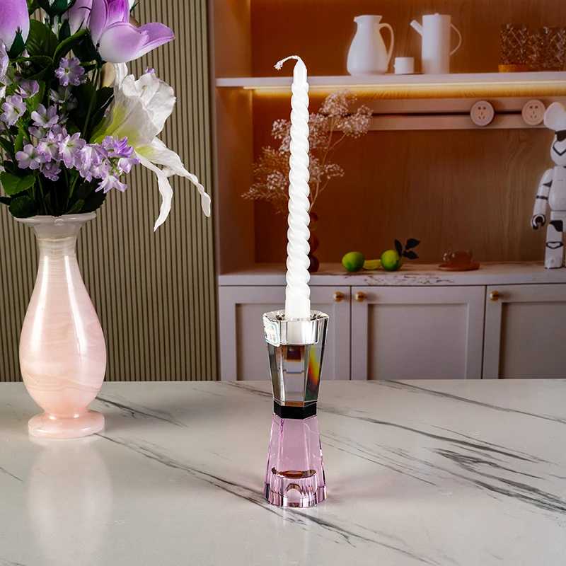 product small bridge compact two way home decoration wedding candle holder-5