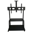 Mobile Tv Best Quality 60''-100'' Mobile TV Mount With Wheels Factory Price Steel TV Cart Trolley