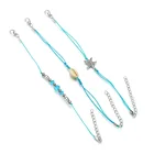 Set Natural Fashion Ankle Bracelet Foot Jewelry Set Bracelets Natural Sea Shell Ankle Bracelet Foot Jewelry