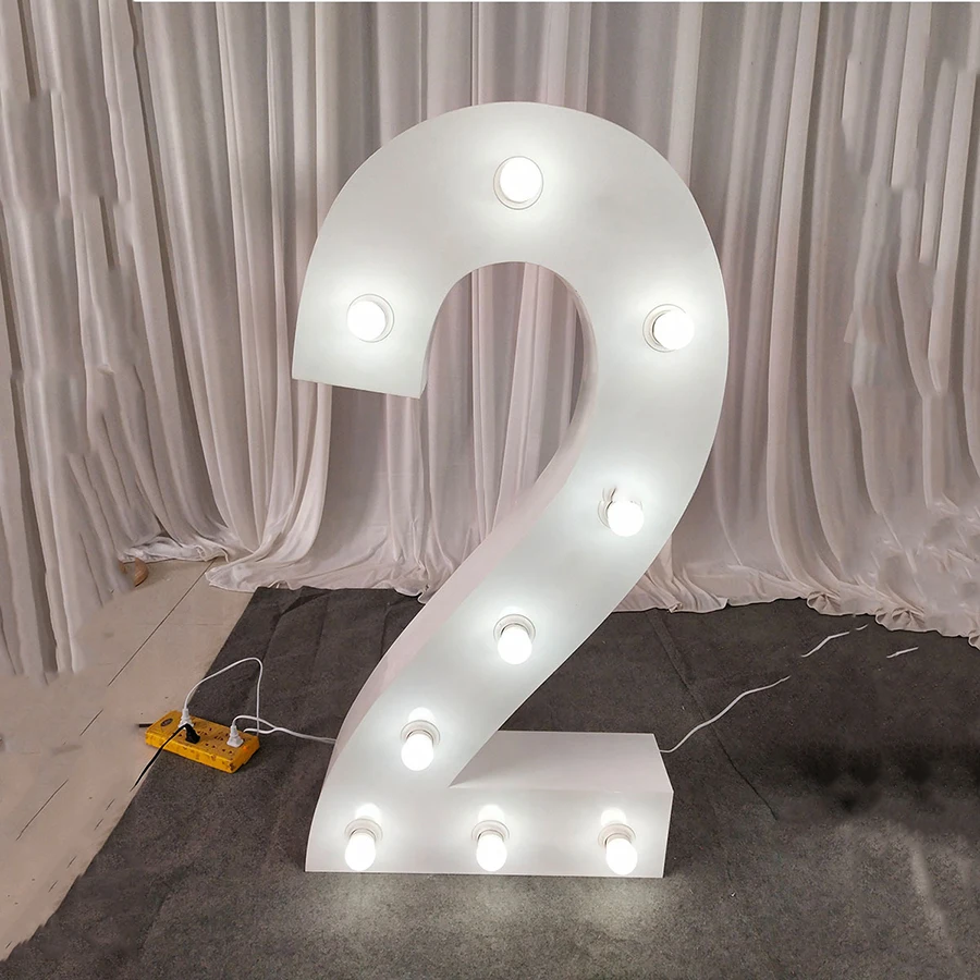 Battery Powered Alphabet Marquee Light Led Alphabet Letter Lights For valentines day decor and wedding decoration