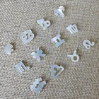 Natural Natural Fashion 12 Zodiac DIY Jewelry Natural Pearl Mother Shell 12 Constellations Loose Beads