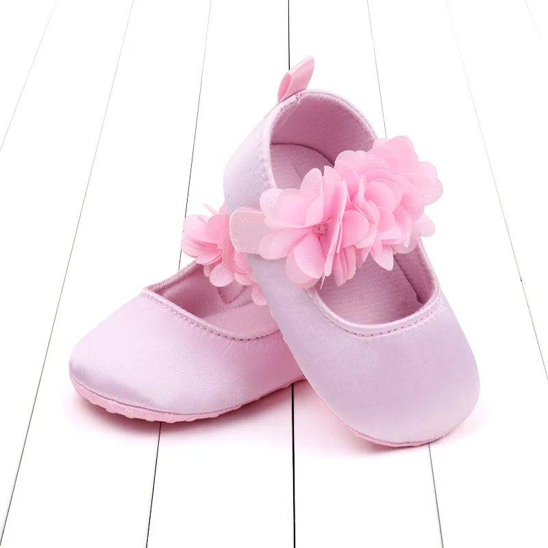 product new arrival spring summer soft soled non slip floral walking shoes for baby girls-6