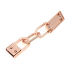 Luggage Bag Zinc Alloy Luggage New Chain Decorative Buckle European And American Popular Ladies Bag Lock Accessories