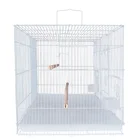 Parrots 76.5x45x46cm Large Bird Cage With Breeding Door Metal Parrots Breeding Iron Bird Cages
