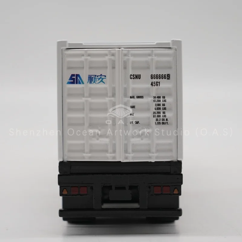 O.A.S Container Model Factory Shipping Gift Customized 1:50 SA Alloy Material Truck Toy Scale Model