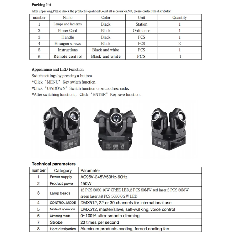 New 4PCS 30W RGBW Rotating Led Spider Beam 120w Four Head Rotating Laser Moving Head Light With 5050 Circle