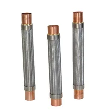 Corrugated Stainless Steel Flexible Tubing HAVC Copper Pump Connector Copper Hose