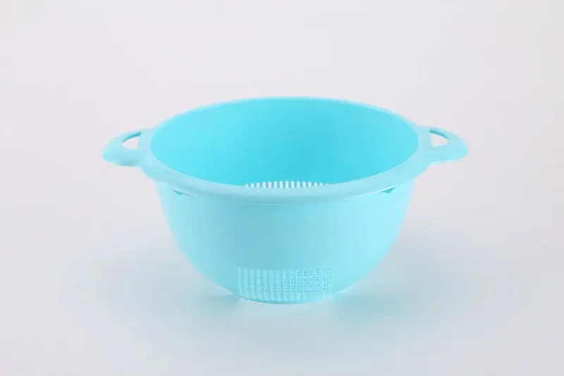 Multi Color Plastic Strainer Colander with 2 Handles Plastic Sieve Basket