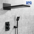 Set Black Shower Set Rainfall Shower And Bathroom Set Hotel Shower Set