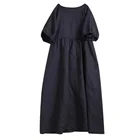 Dress Dresses Solid Casual Dress Womens Short Sleeve Dress Linen Dresses Elegant Summer Wholesaler