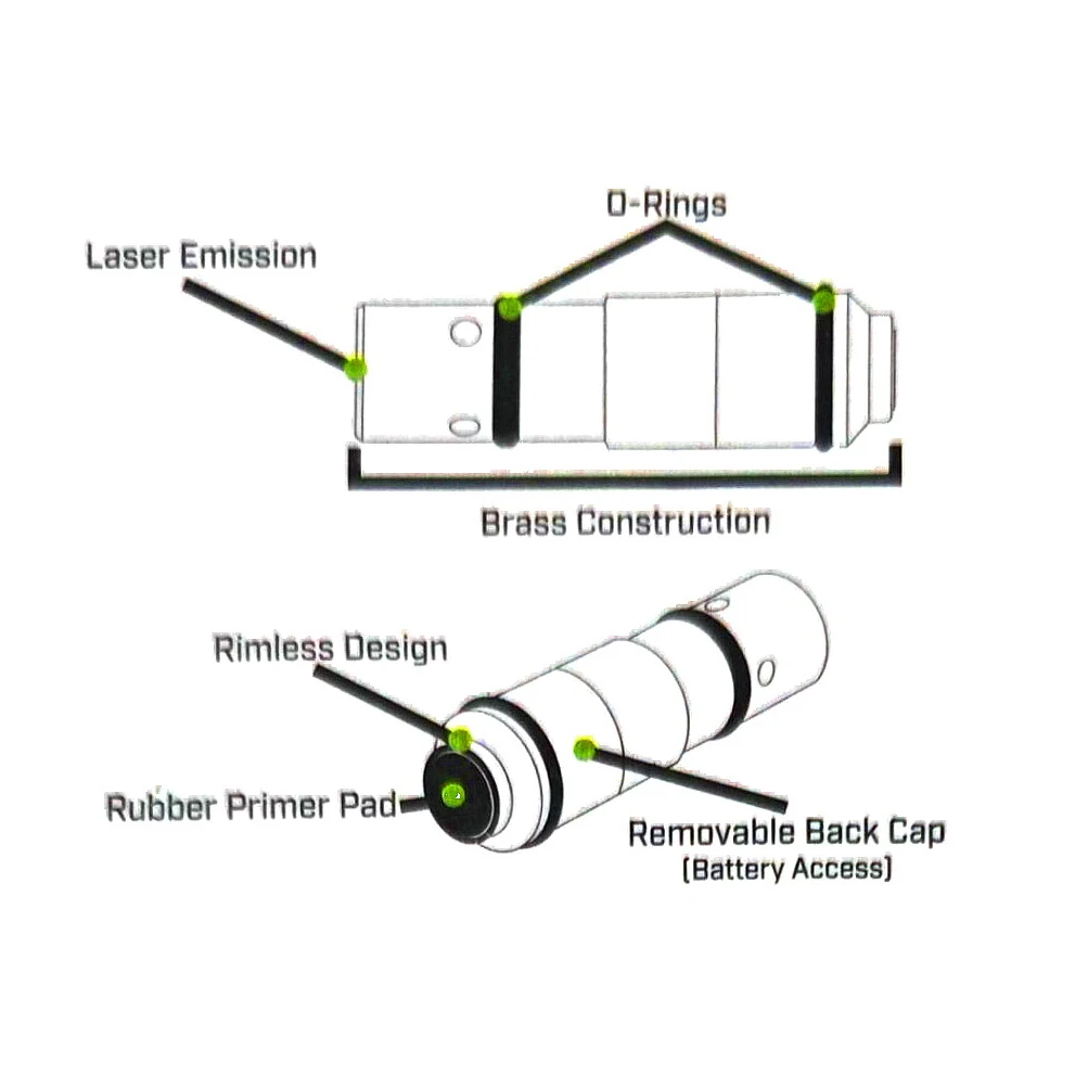 Dry Fire Training Laser Bullet 9mm Laser Gold Plated Cartridge cho thực hành mô phỏng bắn súng 2