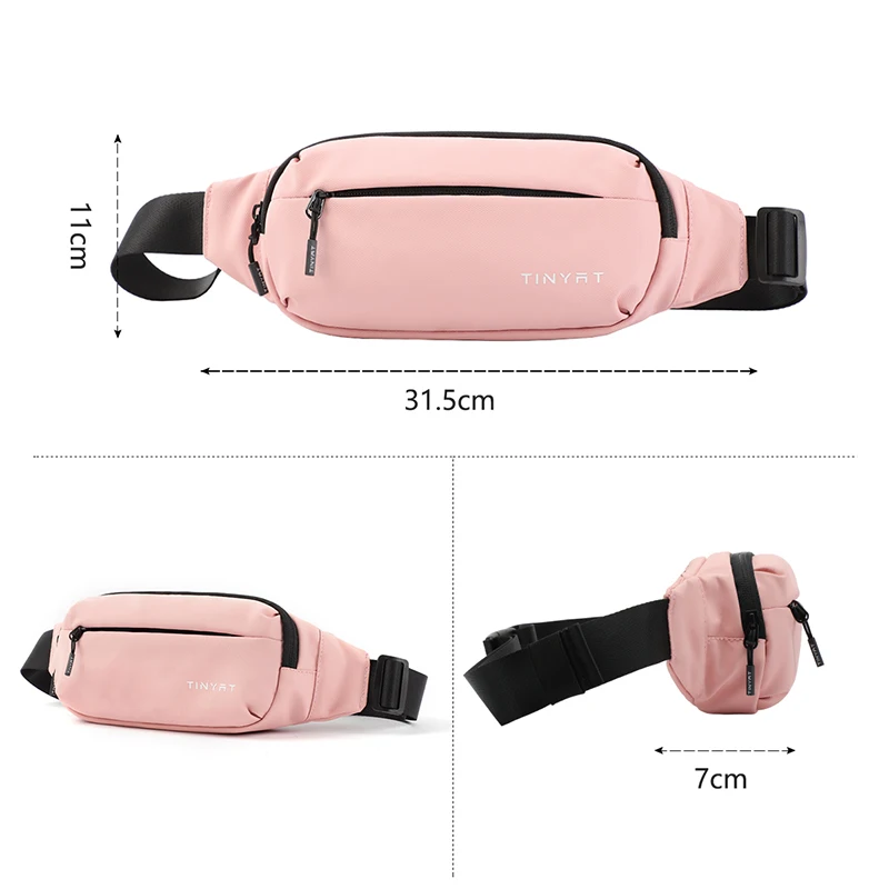 Hot Sale Factory Direct Price Fashion Waterproof Nylon Waist Bag Crossbody Bag for Colorful Printing for Travel Hiking Belt Bags factory