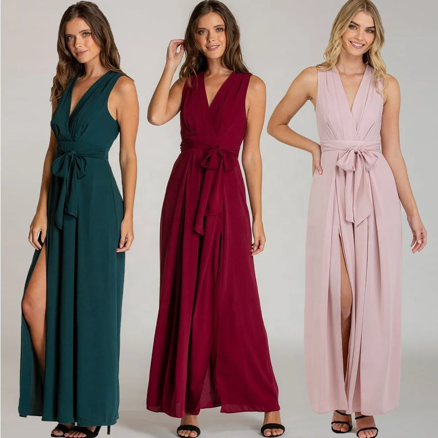 2020 Moda Mujer Pantalones Fiesta Clubwear Vestido Mono Split Pierna Trajes  Para Mujeres - Buy Venta Al Por Mayor Cuello V Profunda De Las Mujeres  Trajes Plus Tamaño Elegante Sexy Bodycon Parte