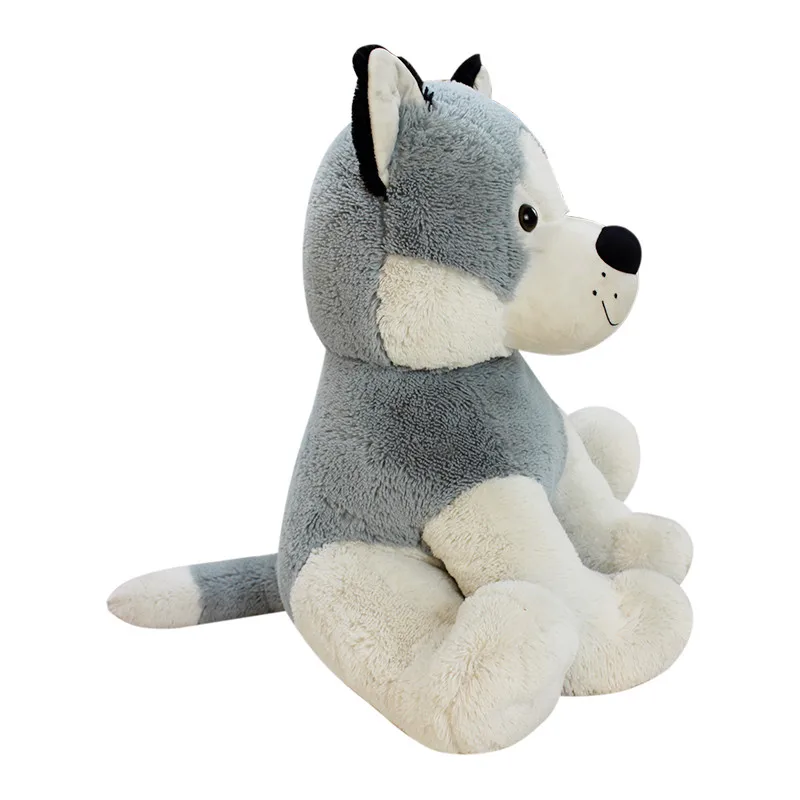 round wolf plush