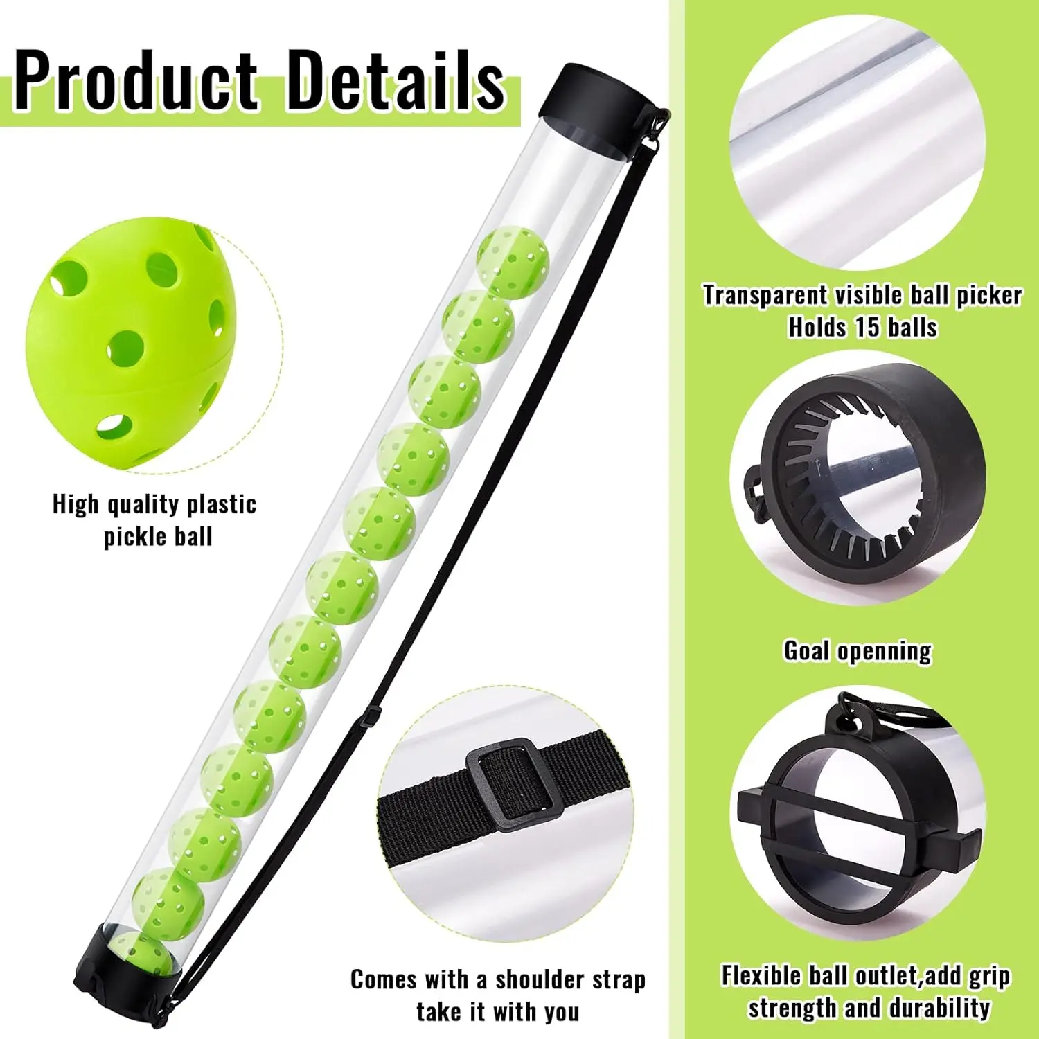 Tennis Pickleball Ball Pickers Tube Collectors Buy Tennis Ball Pick