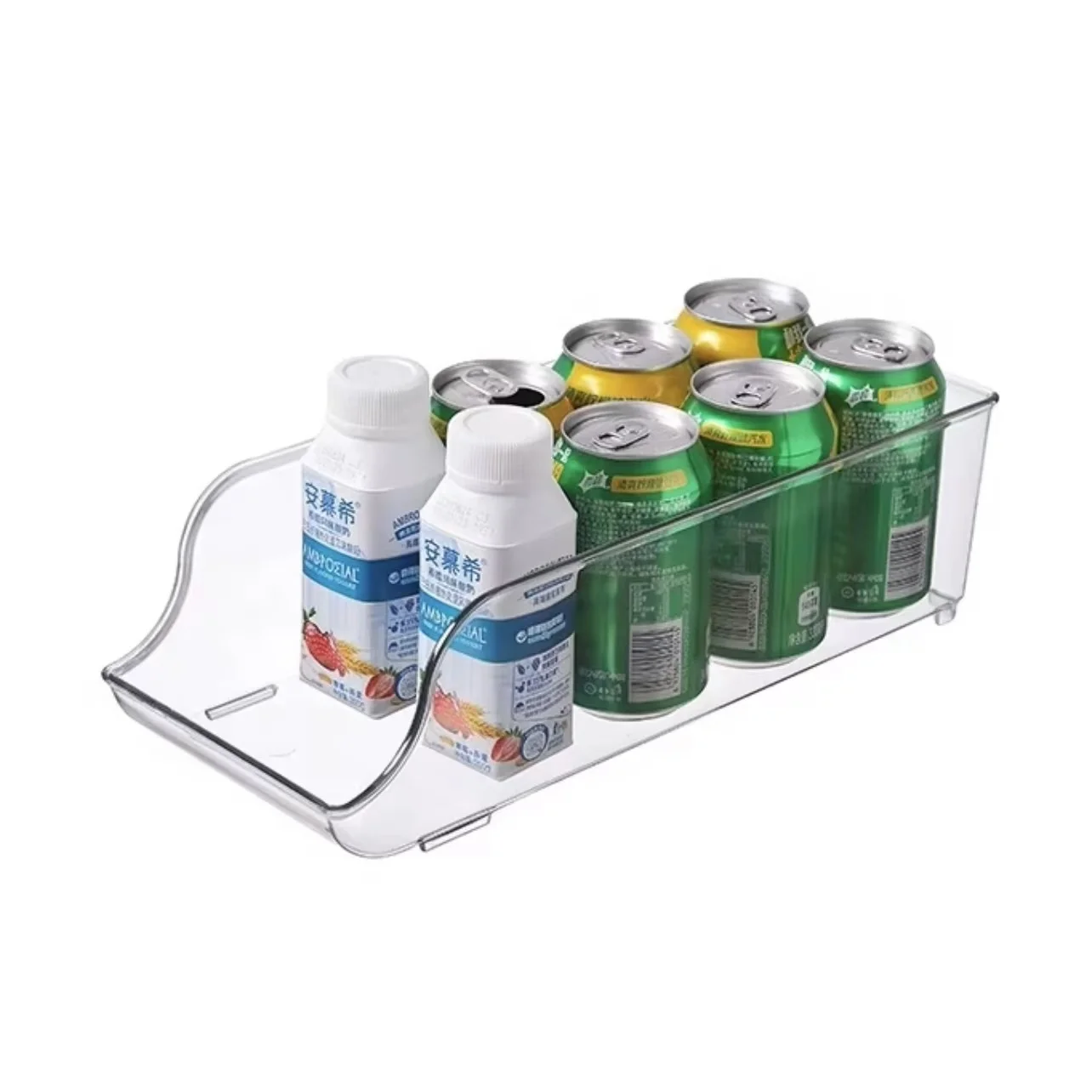 Fridge Food Soda Bins Can Canned Container Storage Holder Organizer For Refrigerator Stackable