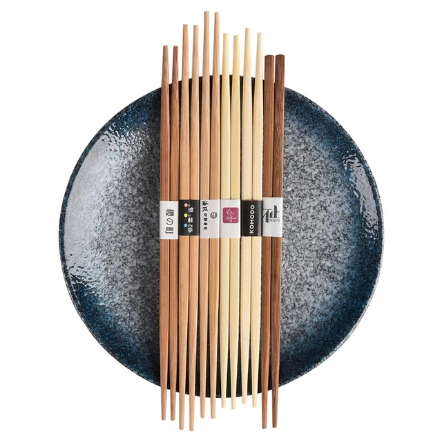 NEWELL disposable bamboo chopsticks snack chopsticksTwo-pointed barbecue kuaizi Japanese finger chopsticks bamboo