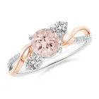 Finger Ring Fashion Luxury Rose Gold Zircon Finger Ring Fashion Wedding Ring Accessories