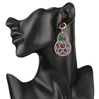 Earring Earrings Turquoise Earring Antique Jhumka Jewelry Model Green Emerald Luxury Turquoise Earring