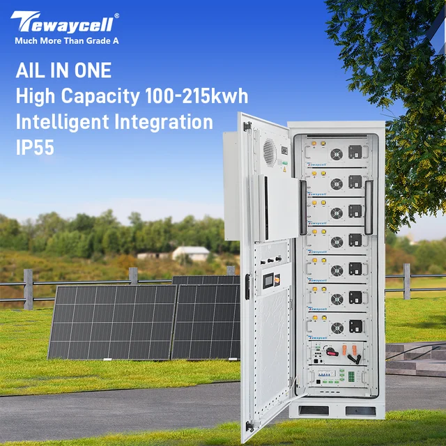 Tewaycell ESS 100KWh Lifepo4 Battery UPS High Voltage Cabinet Off-Grid Solar Energy System