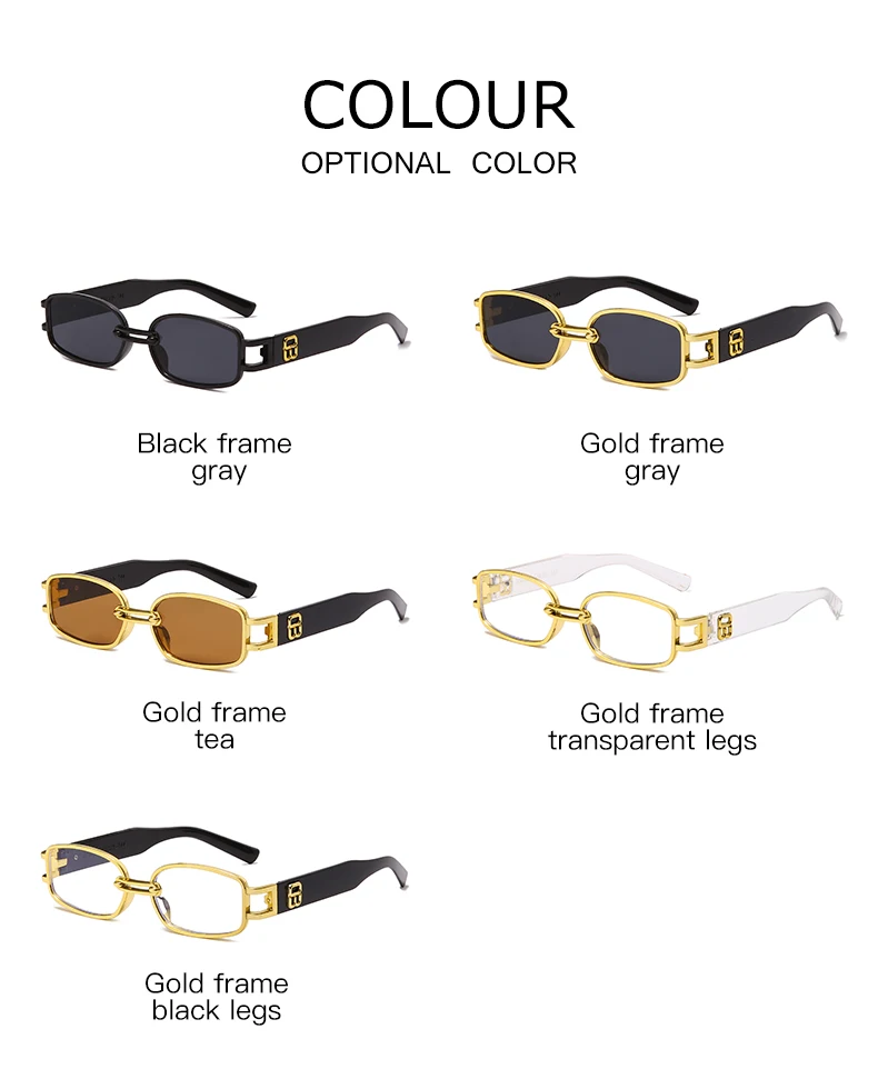 Ladies Square Sunglasses Fashion Women Small Frame Eyeglasses Tide Anti