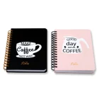 Notebook Blank Notebook Wholesale Dotted/Grid/Lines/Blank Transparent Hardcover Spiral Bound Notebook