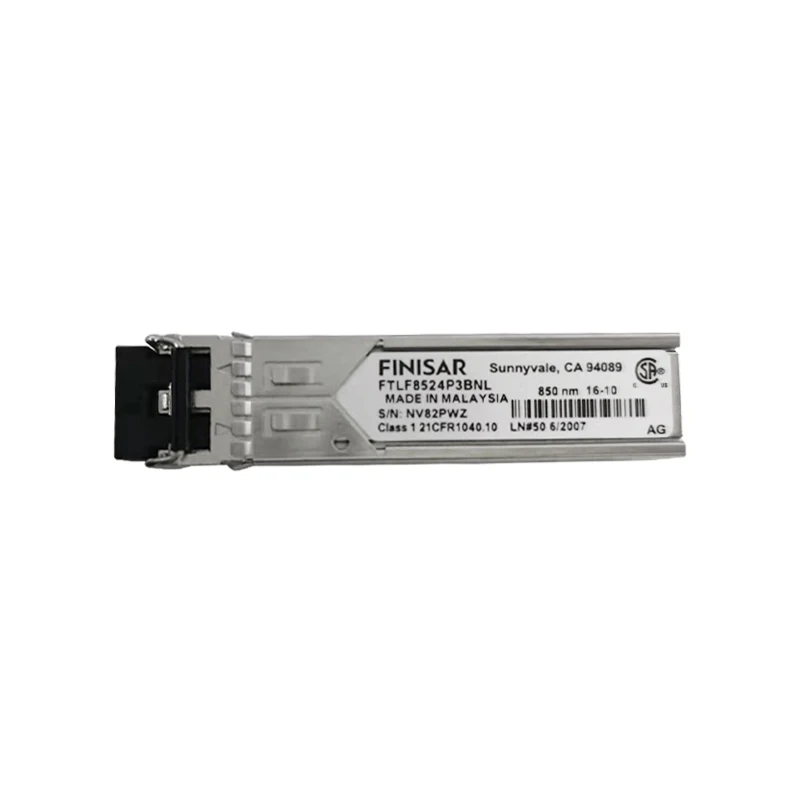 Finisar FTLF8524P3BNL 4GB/s SFP Transceiver with 860nm Optical Wavelength and 3.7GB/s Data Rate