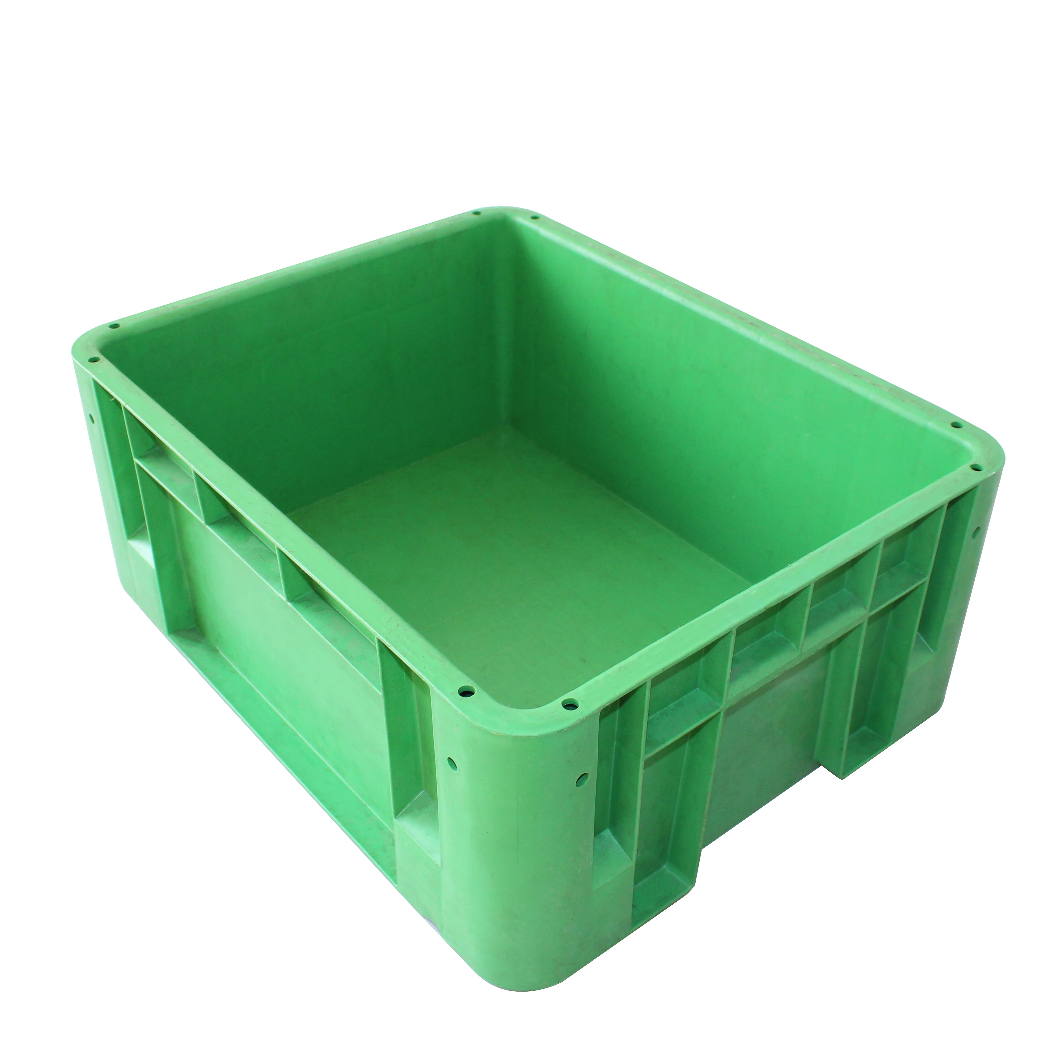 Plastic basket custom turnover box plastic red, green and blue express transit thickening logistics plastic factory mold opening