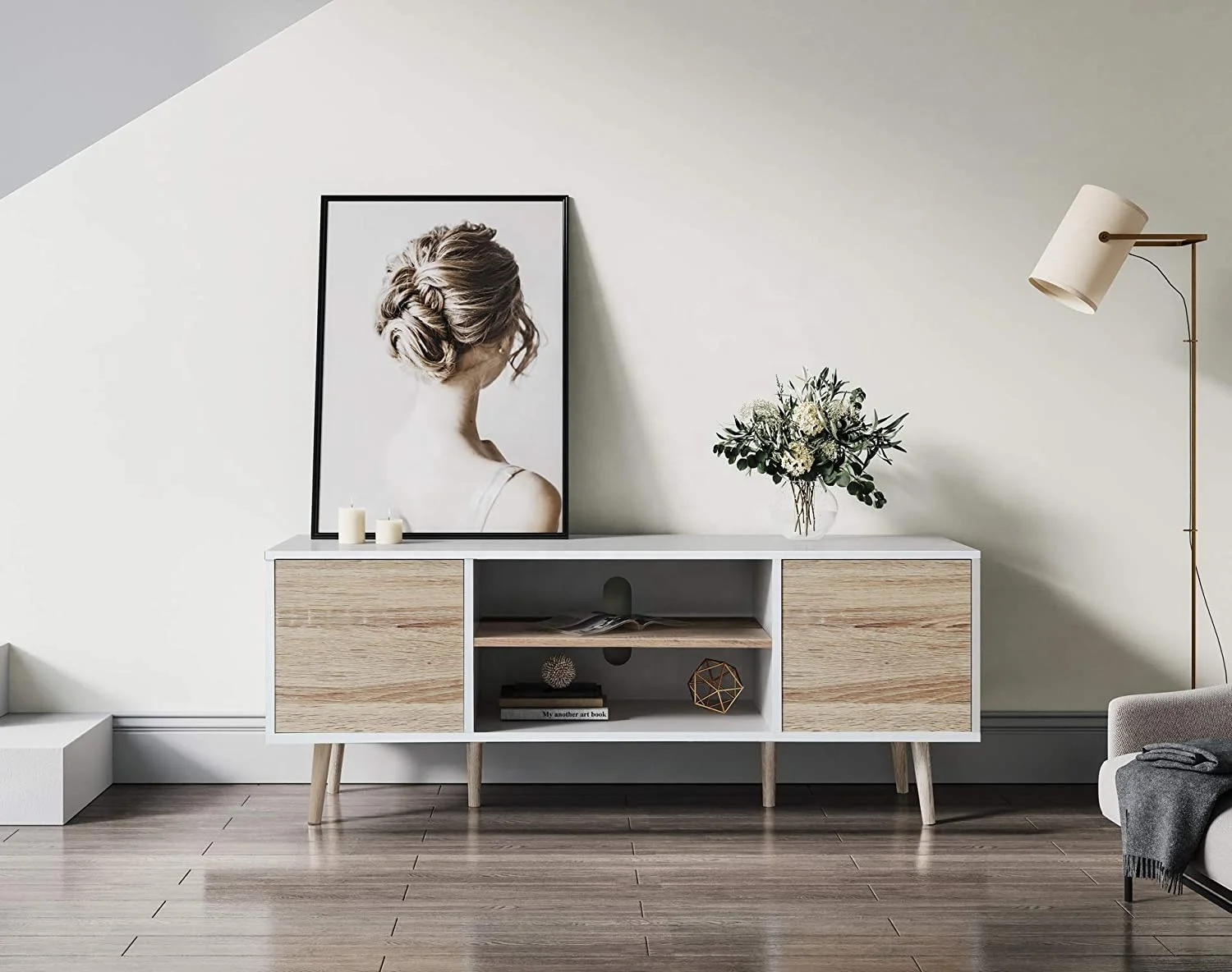 Nova Latest Design Antique Home Living Room Furniture Vintage Industrial Wooden Cabine Modern Tv Stand