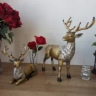 Living Room Hot Sale Good Quality Contemporary Deer Set Ornaments For Living Room Bedroom Decorations