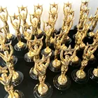 Gold Plated Hyper Factory Made Gold Plated Football Basketball Sport 3D Gold Metal Cup Trophies Award