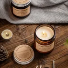 Candle New Citronella Oil Mosquito Repellent Candle Indoor Atmosphere Aromatherapy Candle Comfortable Soy Wax With Lid