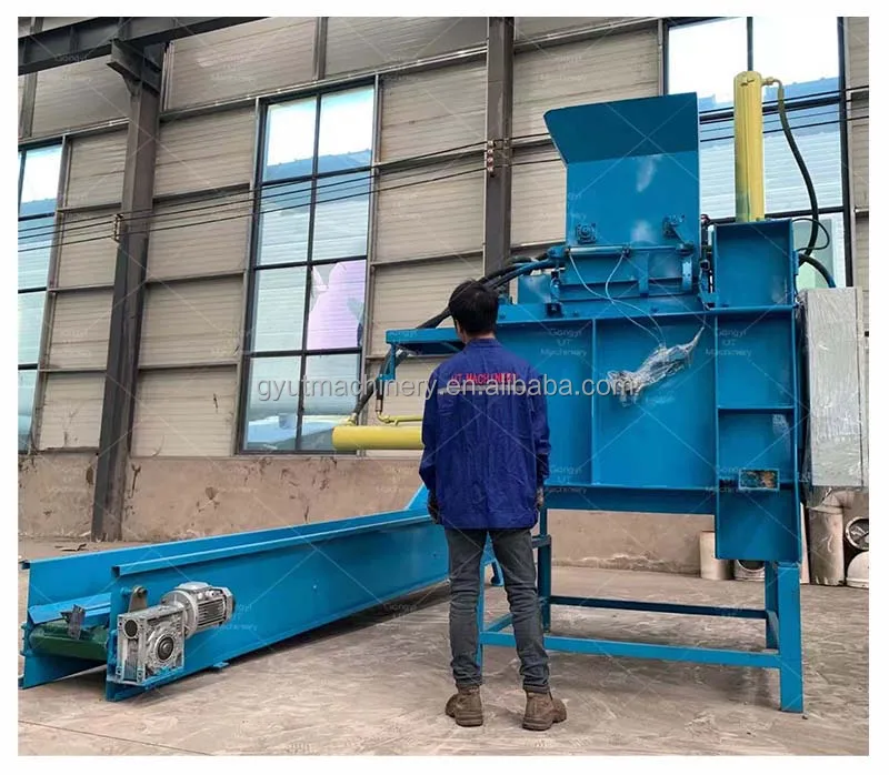 Sawdust baling machine