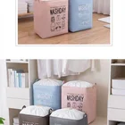 Cotton Clothes Wholesale Cotton Rope Large Faux Linen Clothes Storage Basket With Closure