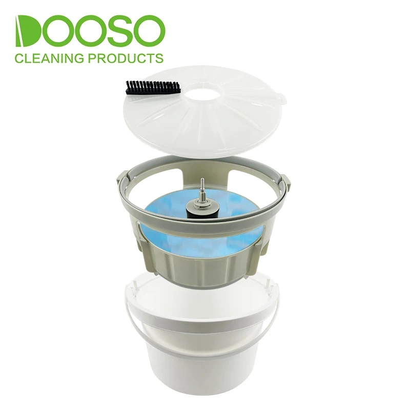 Mop and Bucket Spin Mop with Separate Clean and Dirty Water Flat Mop and Bucket System