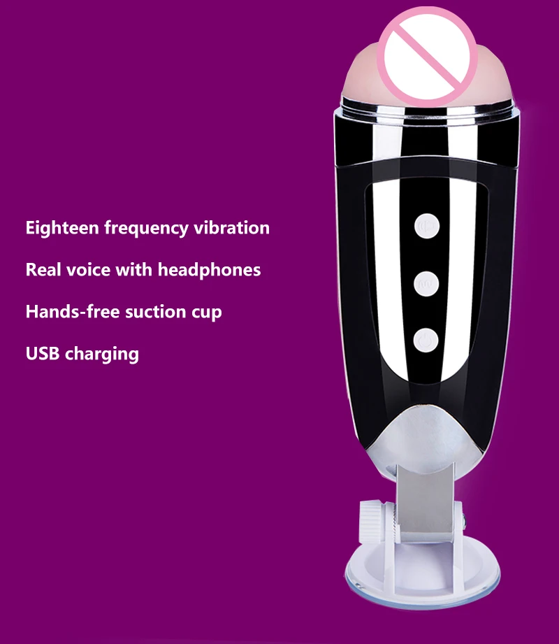 New Arrivals Male Masturbation Cup Vibrating Vagina Masturbator Sex Toys for Men Sexy Toy