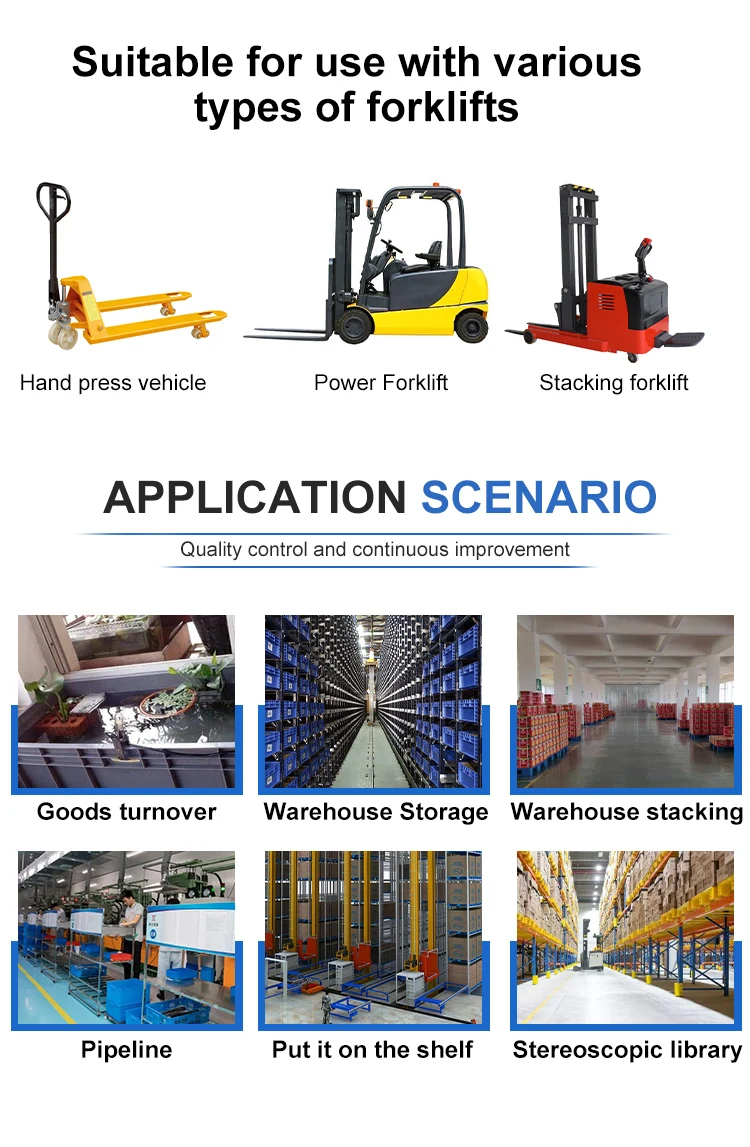 Tray Network Grid Forklift Warehouse Logistics Board Plastic Pallets