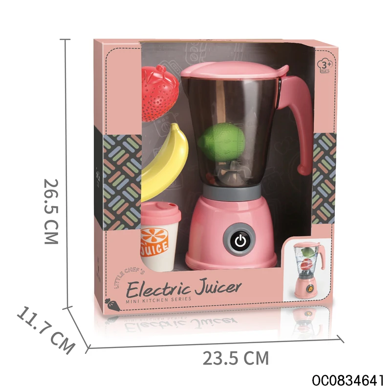 Pretend play preschool electronics kitchen juice machine toy for baby