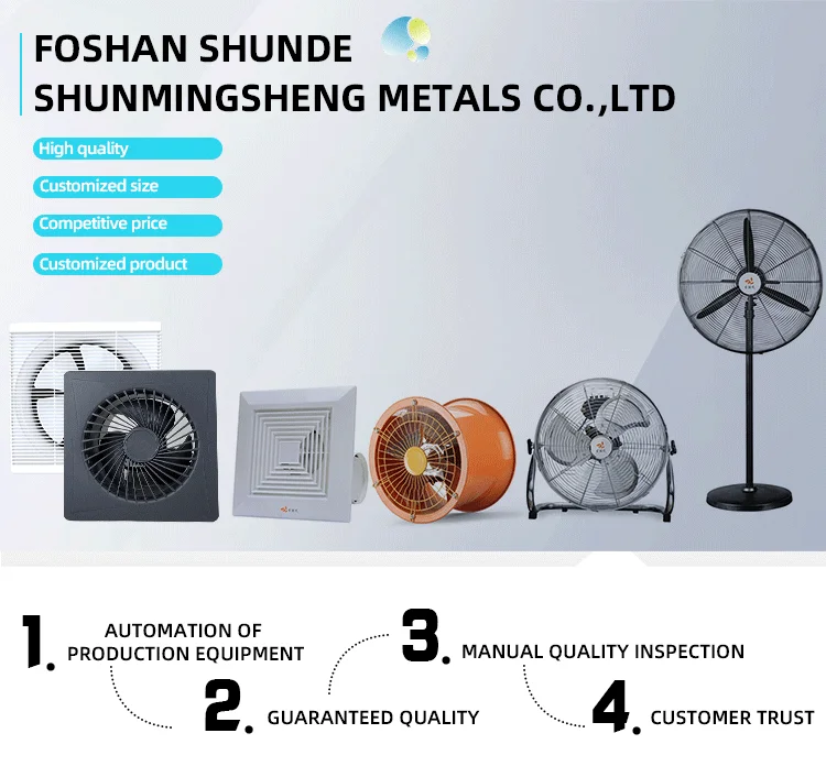 Strong Wind Exhaust Fan, A.C. Source, Plastic - detail 2